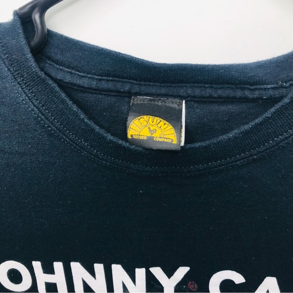 Johnny Cash Sun Records Company T Shirt Mens Large Folsom Prison Blues - Picture 3 of 5